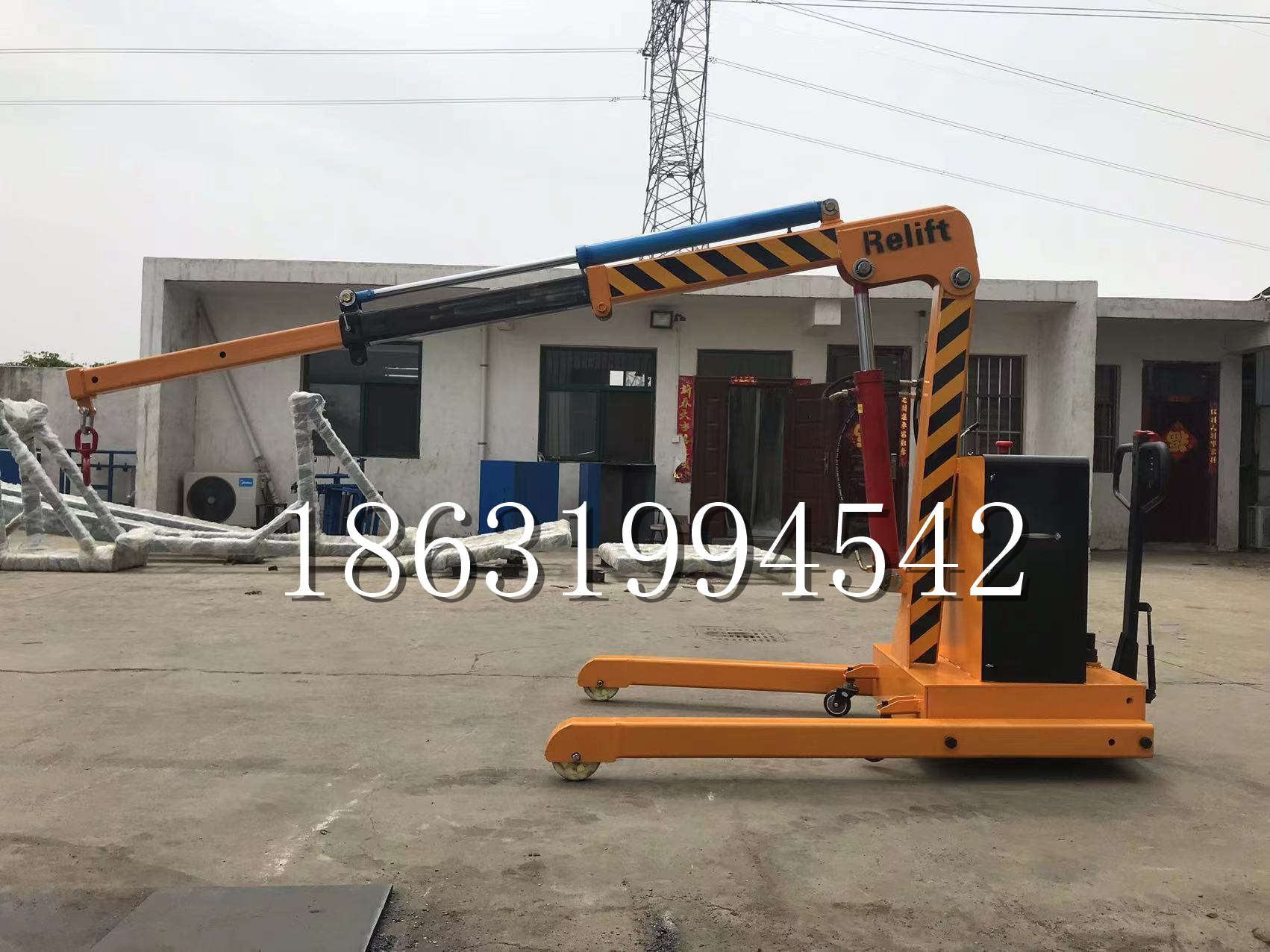 澎湖县久征定做3吨三轮随车吊 农用园林绿化移树吊 平板工程用小吊机