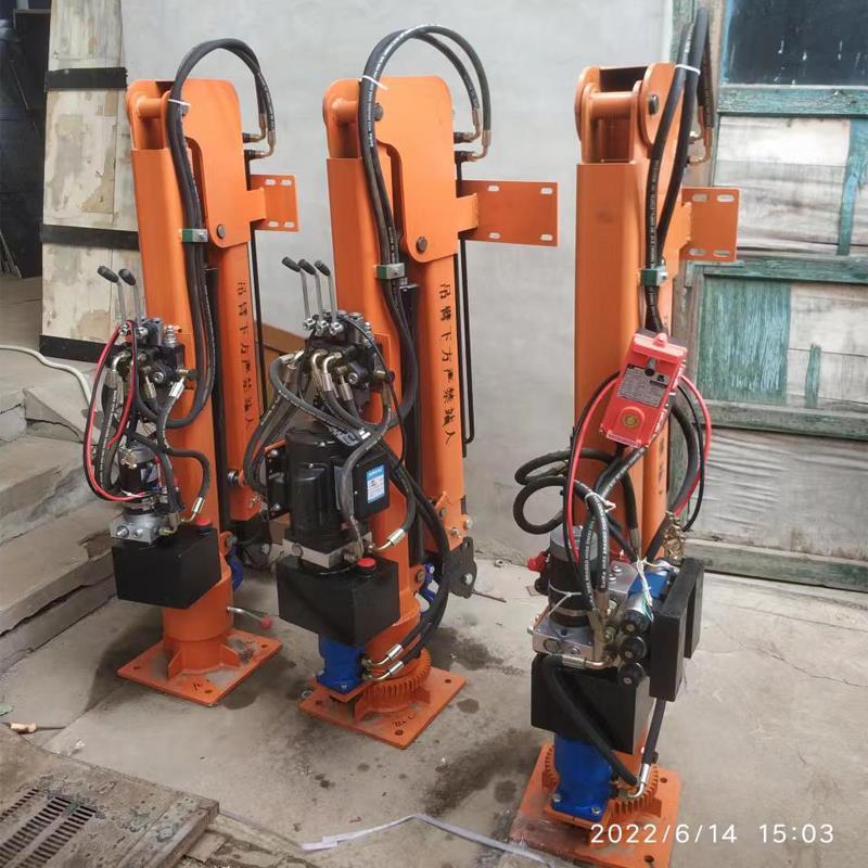 澎湖县重汽蓝牌随车吊 3.2吨 国六动力强 液压驱动 农用自卸起重机